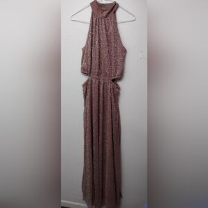 Sincerely Jules Purple One Shoulder Ribbed Sundress